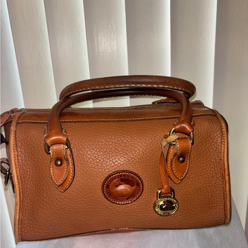 Dooney & Bourke British tan satchel
